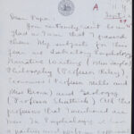 Mary Culver Pollack (Class of 1917) letter (22 September 1915) and envelope w. "Votes for Women" sticker