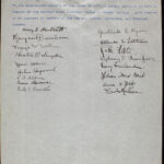 Class of 1912 petition to form chapter of College Equal Suffrage League.