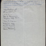 Class of 1912 petition to form chapter of College Equal Suffrage League.