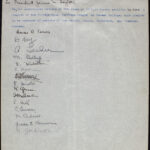 Class of 1912 petition to form chapter of College Equal Suffrage League.