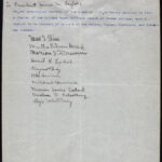 Class of 1912 petition to form chapter of College Equal Suffrage League.