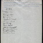 Class of 1912 petition to form chapter of College Equal Suffrage League.