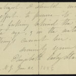 Elizabeth Cady Stanton to Laura Brownell Collier (21 January 1886)